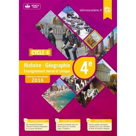 Histoire-géographie-emc  4ème (édition 2016)