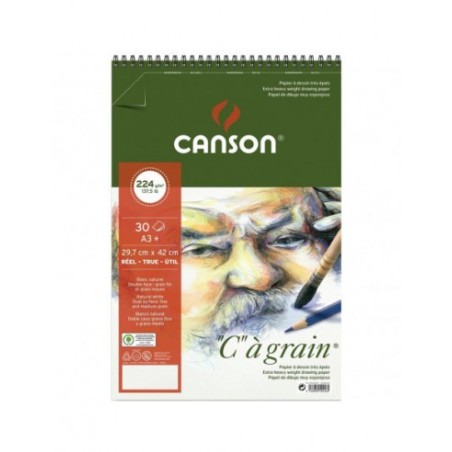 BLOCK DE DIBUJO CANSON  "C"  180/244 g/m2 (GRANO FINO)