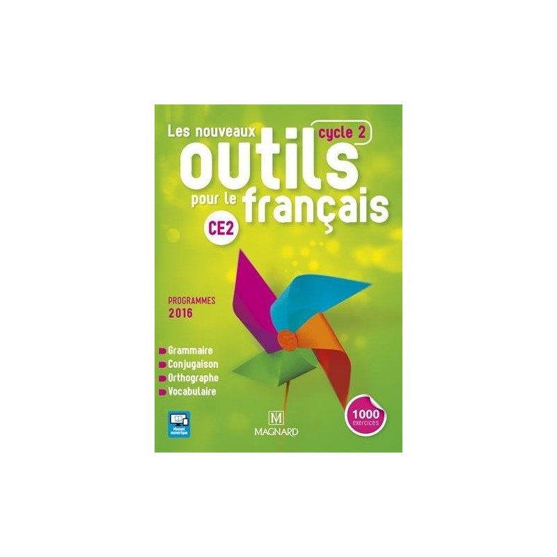Outils pour le francais  CE2  cycle 2  fichier de l'élève (édition 2016)