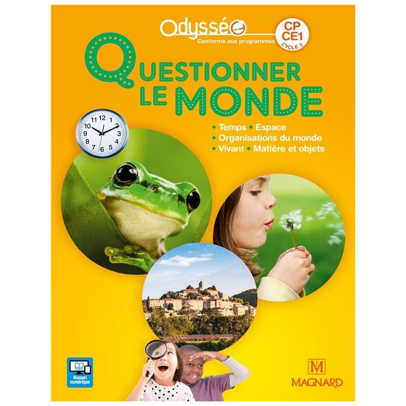 Odysséo  questionner le monde  CP, CE1 (édition 2018)